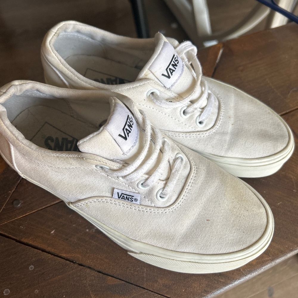 Vans white